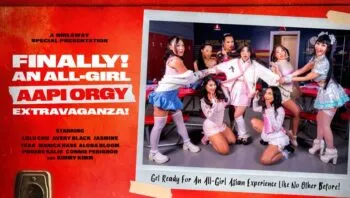 Finally! … An All-Girl Asian Orgy Extravaganza