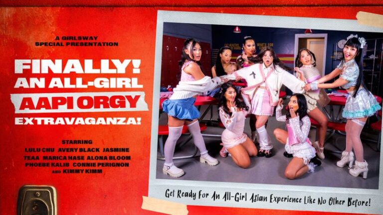 Finally! … An All-Girl Asian Orgy Extravaganza